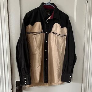 Vnt RUSTLER Heavyweight Two-Tone Western Shirt by Wrangler